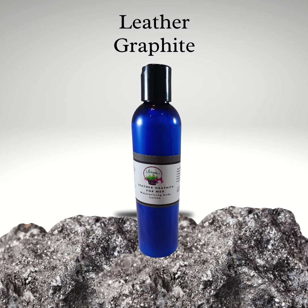 Leather Graphite Body Lotion for Men