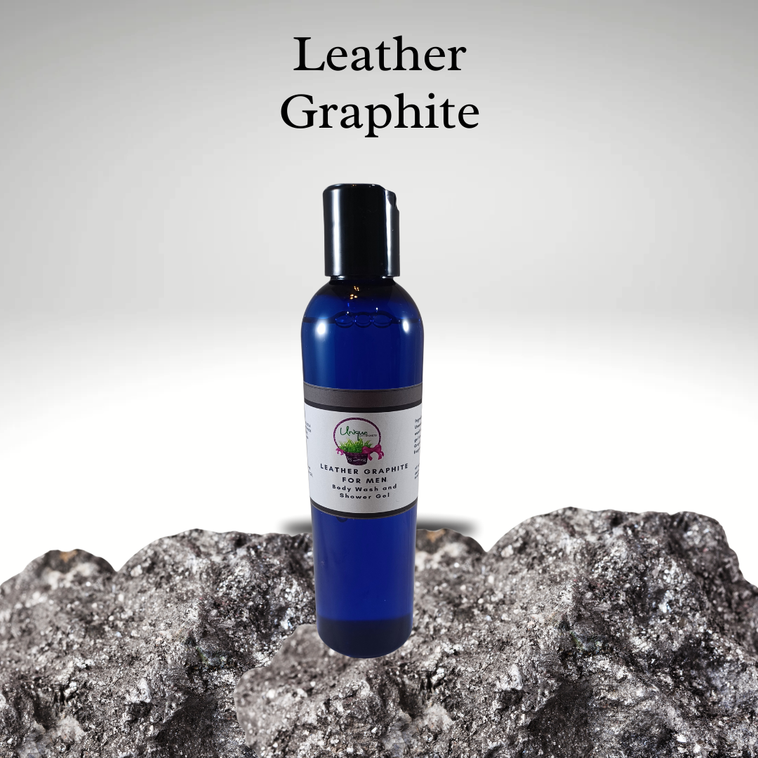 Leather Graphite Body Wash for Men